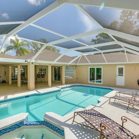 Private Fort Myers Escape With Screened Pool And Lanai Villa Exterior photo