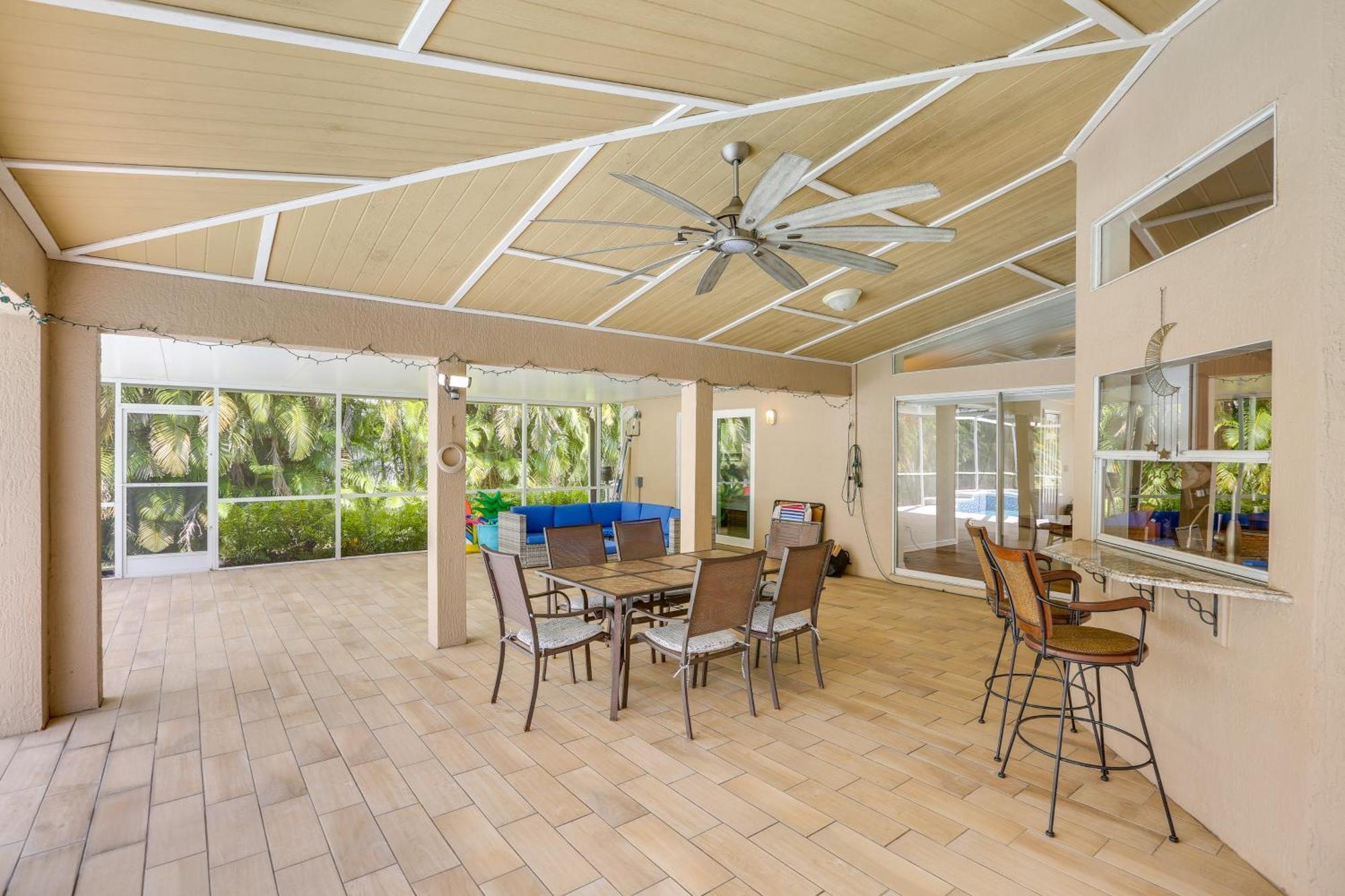 Private Fort Myers Escape With Screened Pool And Lanai Villa Exterior photo