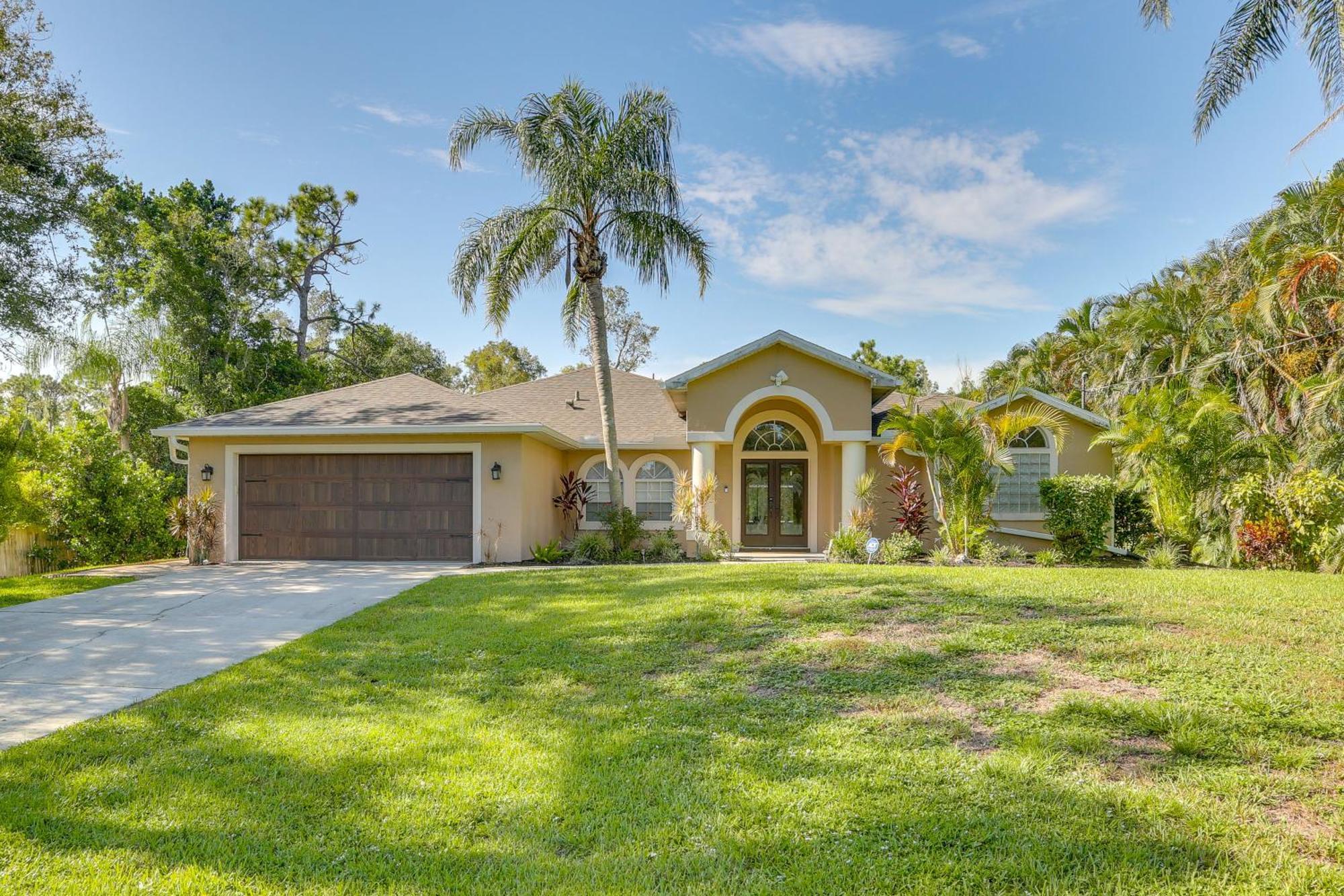 Private Fort Myers Escape With Screened Pool And Lanai Villa Exterior photo