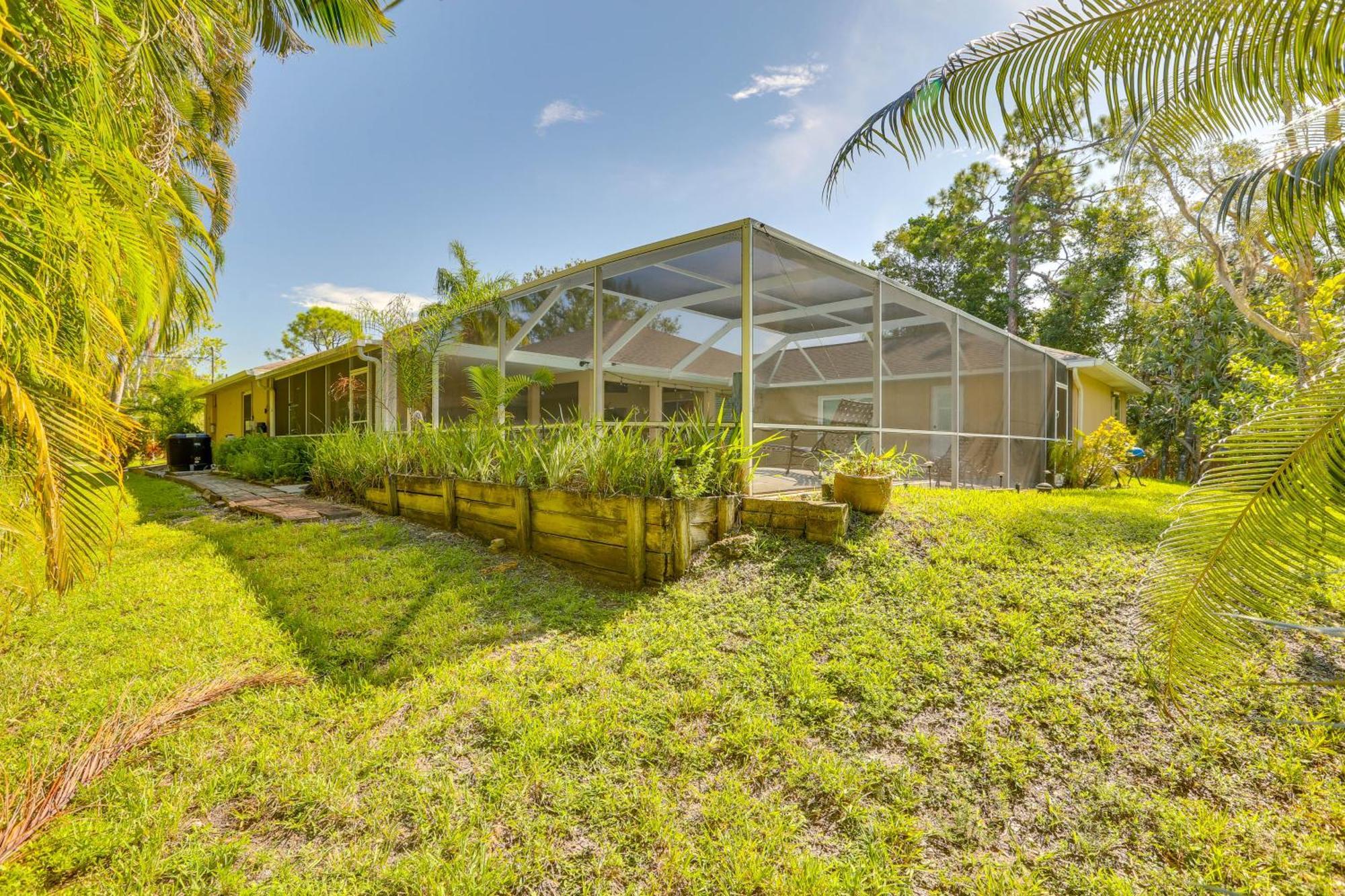 Private Fort Myers Escape With Screened Pool And Lanai Villa Exterior photo